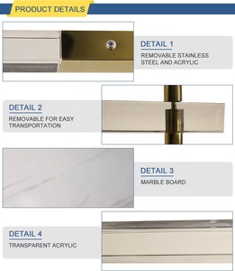 Personnalisé acrylique présentoir d'or présentoirs acrylique de support de plancher - Product Image 6