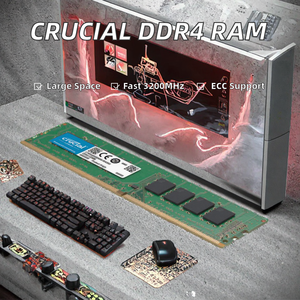 Crucial <span class=keywords><strong>DDR4</strong></span> <span class=keywords><strong>Laptop</strong></span> <span class=keywords><strong>RAM</strong></span> 8GB a 32GB 3200 MHz Notebook Memoria 240pin <span class=keywords><strong>16GB</strong></span> 3200 Mhz para Intel AMD con función ECC Productos Stock - Product Image 3
