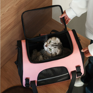 Tas Jinjing Portabel untuk Kucing/Hewan Peliharaan, Desain Lipat Bernapas, Model 6030, Langsung dari Produsen, Cocok untuk Bepergian - Product Image 5