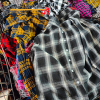 Kemeja Pria Kerah Mandarin Bermotif Bahan Bernapas Grade A Bekas Grosir untuk Dijual Kembali