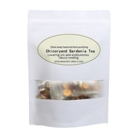 Sachets de thé détoxifiant aux herbes naturelles, tisane chinoise bien-être aux fleurs, chicorée, gardénia, chrysanthème, chèvrefeuille, réglisse