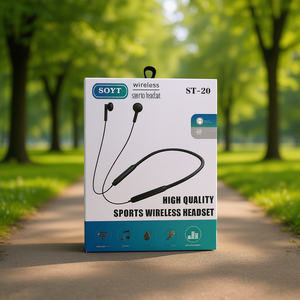 Soyt Wireless Sports Headset ST-20 Stereo Bluetooth Earphones with Mic for Running and Fitness - Product Image 3