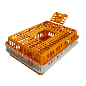 High Quality Chicken Duck Goose Poultry Strong Plastic Transport Crate Cage