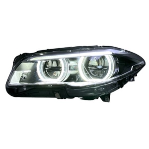 Conjunto de faros delanteros Angel Eyes LED DRL para BMW Serie 5 F10 F18 <span class=keywords><strong>2011</strong></span> a 2017, Plug and Play, piezas de modificación para automóvil. - Product Image 1