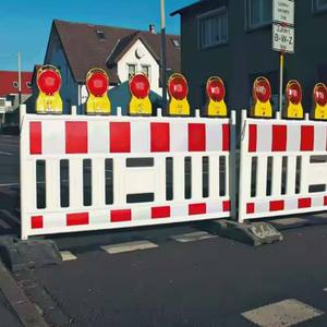 <span class=keywords><strong>Alemania</strong></span> modelo HDPE barrera de tráfico <span class=keywords><strong>temporal</strong></span> valla plástico seguridad vial <span class=keywords><strong>trabajo</strong></span> sistema de advertencia de tráfico - Product Image 2