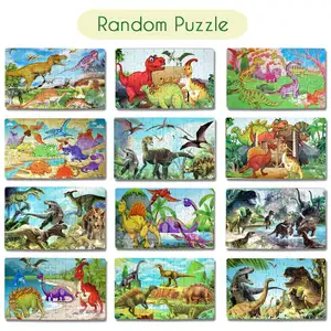 Œuf de dinosaure Direct usine cadeaux de noël puzzle enfants jouets éducatifs en bois Montessori jouets d