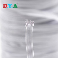 Élastique Tressé Tricoté Plat Noir et Blanc, 3mm, 6mm, 8mm, 10mm – Stock d'Usine en Gros à Prix Abordable pour Vêtement