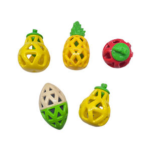 2025 di gomma cane da masticare giocattolo perdita di cibo ricompensa cibo mela fragola forma - Product Image 6