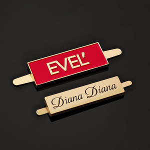 Etiquetas metálicas personalizadas para accesorios de ropa, chapado en oro, grabadas, para hiyab, abaya, bufanda, zapatos, etiquetas metálicas con logotipo de marca personalizado, etiquetas metálicas para bolsos. - Product Image 3