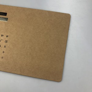 Square Mouse Pad Calculator With Solar Power Office Use Logo Printed Gift - Product Image 2