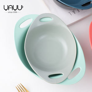 FENN a doppio manico a microonde opaco multicolore in ceramica ciotola da tavola Set di più colori infrangibili per i <span class=keywords><strong>bambini</strong></span> - Product Image 4