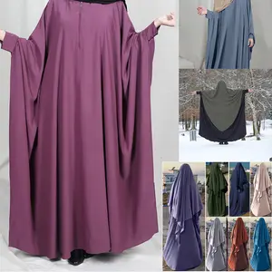 Женское мусульманское платье с рукавами-фонариками