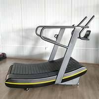 Tapis roulant non motorisé, équipement de fitness commercial, tapis roulant de salle de sport, tapis roulant incurvé non électrique non motorisé