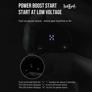 Máquina de Tatuaje Inalámbrica con Batería de 1300mAh, Carrera Ajustable de 3.5mm, Arranque Rápido, Máquina Rotativa PMU - Product Image 6