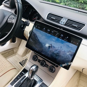 Navihua 12.8" Android 9.0 <b>System</b> 100 Degree Rotating Screen Multimedia Navigator for Tesla Style Universal 4+32 Car DVD Player - Product Image 1