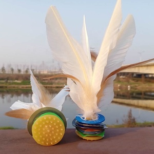 IRONDONKEY OEM Volant de badminton en plumes de canard pour enfants, <span class=keywords><strong>Jianzi</strong></span> chinois de sport - Product Image 6