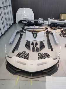 ชุดแต่งตัวถังรถยนต์คาร์บอนไฟเบอร์แบบแห้ง สำหรับ <span class=keywords><strong>Lamborghini</strong></span> Aventador LP700 LP720 <span class=keywords><strong>Roadster</strong></span> สไตล์ <span class=keywords><strong>SVJ</strong></span> พร้อมกันชนหน้า-หลังและฝากระโปรง - Product Image 2