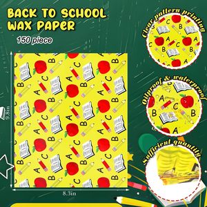 Papier ciré personnalisé avec logo, qualité alimentaire, pour sandwichs, hamburgers, poulet frit, frites, vente en gros, imprimé, enduit de PE - Product Image 2