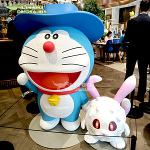 รูปปั้นโดราเอมอนขนาดเท่าคนจริง ทำจากไฟเบอร์กลาส สำหรับสวนสนุกและสวนผจญภัย - Product Image 5