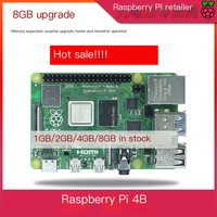 Raspberry Pi 4ème Génération Type B Raspberry Pi 4 4B 8 Go Carte de développement Kit de programmation IA pour débutants Python