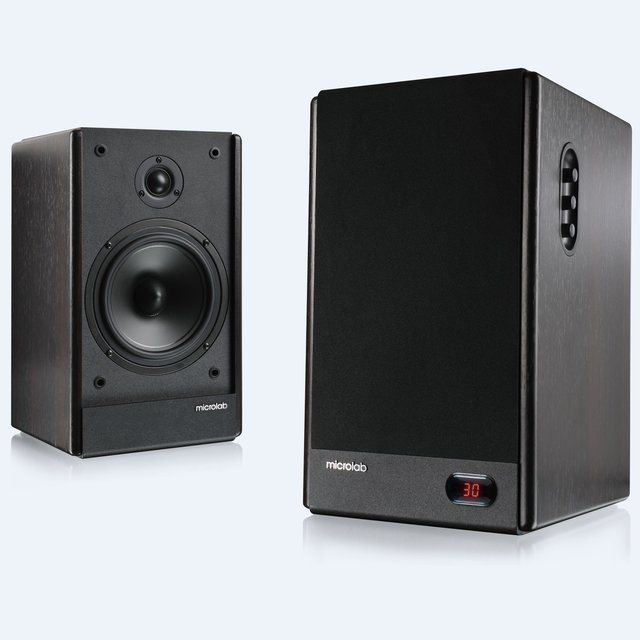 Microlab HIFI Bookshelf Professional Blue Tooth Speaker SOLO6C with Wooden Cabinet