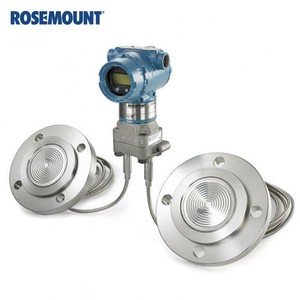 משדר מפלס דו-פלנגי Rosemounte <span class=keywords><strong>3051</strong></span>, אטימה מרחוקה DP, 4-20mA + HART, מדידת מפלס מיכל, תהליך תעשייתי - Product Image 2