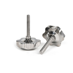 Perno de Manija Estrella Conan de Acero Inoxidable 304, Rosca M12 UNC, Clase 10.9 12.9, Acabado Autocoloreado, Mecanizado Electroquímico - Product Image 1