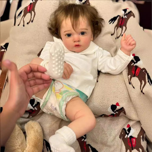 Poupée pour nouveau-né, 60cm, peau 3D réaliste avec veines visibles, poupée faite à la main de haute qualité, jouets pour enfants - Product Image 5