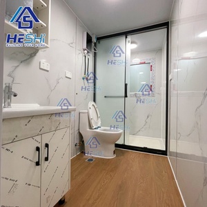 Nouvelle conception de maison préfabriquée modulaire extensible en conteneur de 20 pieds et 40 pieds, bungalow préfabriqué, maison à deux chambres, casa portable - Product Image 5