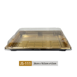 Contenedor de Sushi Personalizado, Bandeja de Plástico PET de Grado Alimenticio para Catering, Envase para Llevar de <span class=keywords><strong>Restaurante</strong></span> Asiático, Contenedor de Sushi con Tapa - Product Image 6