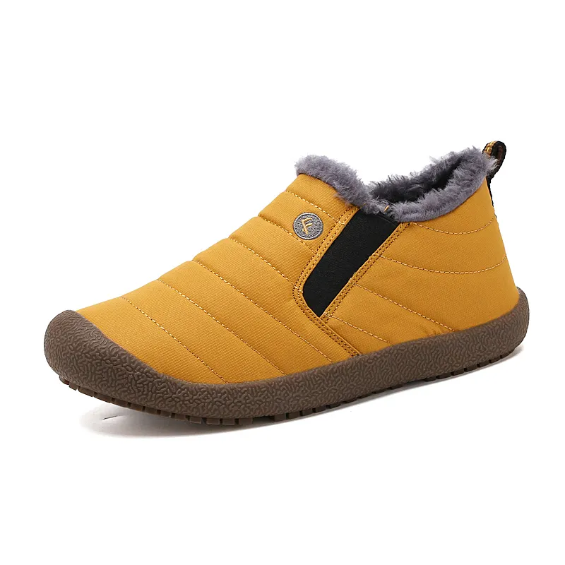 Wholesale Winter Outdoor Casual Sports Boots for Men Cotton Shoes for Women Slip-on Waterproof Shoes Unisex Custom