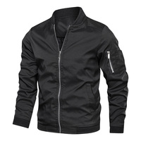 NOUVEAU Blouson Coupe-Vent Homme – Veste Bomber en Fibre de Polyester Imprimée pour Hommes – Coupe Classique
