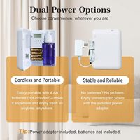 Le diffuseur d'huiles essentielles Smart Home de parfum commercial combine le diffuseur de parfum BT à piles et à alimentation électrique