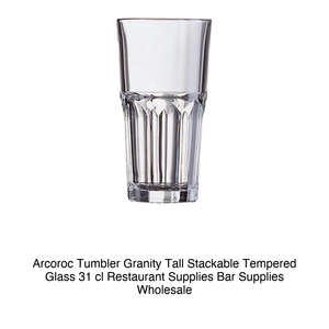 Vaso Apilable Alto de Vidrio Templado Granity de Arcoroc, 31 cl, Suministros para Restaurantes, Suministros para Bares, Venta al por Mayor - Product Image 2