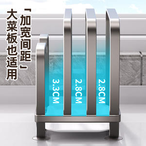 Escurridor moderno con bandeja, tapa cuadrada de bambú, estante de almacenamiento de secado rápido, organizador de cubiertos para fregadero y encimera de cocina - Product Image 4