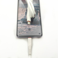 Cables de Datos a Precio de Fábrica, Cable USB Tipo-C de 3 pies y 6A de Carga Rápida con Malla de Protección y Revestimiento de PVC para iPhone, Computadora y Cámara