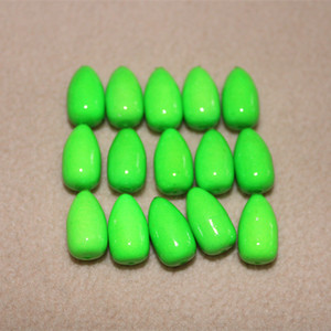 Flotador de Pesca Deportiva para Exteriores, Color Verde, Forma de Bala, de Espuma de Poliestireno, con Recubrimiento Brillante, Tipo Bobber - Product Image 2