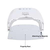 Sèche-ongles et polymérisateur UV LED CMNAIL 80W avec minuteur portable, matériau ABS+PC, modèle CM-P30 pour usage domestique, manucure rapide au gel UV