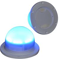 Base de lampe LED SMD à télécommande, 18 couleurs changeantes, fonctionnant sur piles, lampe à mèche en forme de cube, boule en plastique, certifiée CE RoHS