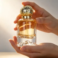 Botol Parfum Sampel 30ML Berbahan Dasar Vulkanik, Tersedia, Tutup Ulir, Botol Semprot Kaca Kosong Portabel dengan Nozzle