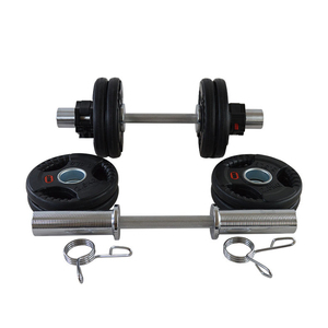 Disques de musculation en caoutchouc noir pour haltères, équipement de fitness commercial YX - Product Image 5