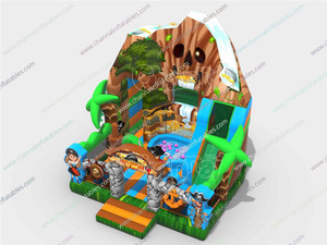 Parc d'attractions gonflable Île au <span class=keywords><strong>trésor</strong></span> des pirates, château gonflable, toboggan, aire de jeux gonflable à vendre - Product Image 2