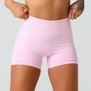 Shorts de sport pour femmes Shawty Shape Me 4,5'' sans couture, effet push-up, taille mi-haute côtelée, pour le yoga - Product Image 2