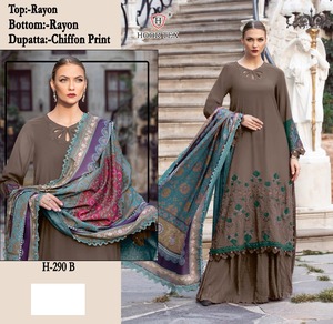 Qualité standard Heavy Rayon Mariage Palazzo Pakistanais Salwar Kameez avec Dupatta Ensemble pour Femmes Élégant Palazzo Pantalon Costumes - Product Image 5