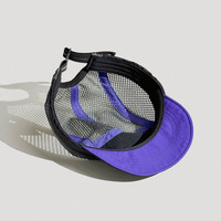Gorra de Verano Personalizada con Bordado, Visera Plana, Secado Rápido, para Senderismo, Campamento, Deportes al Aire Libre, Malla Tropical, para Hombre