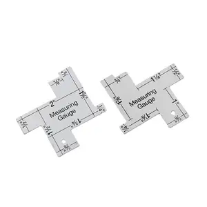 Herramienta de Regla de medición de plantilla de varios ángulos, herramienta de regla de medición de aleación de aluminio mejorada, función Universal para constructores, artesanos, bricolaje - Product Image 1