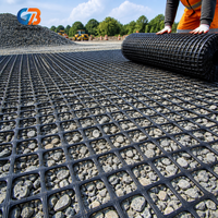 Geomalla Biaxial de Plástico de Buena Calidad para Construcción de Carreteras, Geomalla Biaxial al Mejor Precio con Muestra Gratuita, Refuerzo de Terreno Blando
