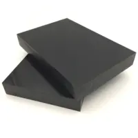 Lámina de plástico ABS negra extruida