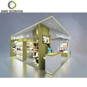 Tienda de zapatos de lujo Ideas de decoración Bolsa Tienda Muebles Zapatos modernos Tiendas Exhibición Diseño de escaparate - Product Image 5