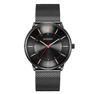 Factory Wholesale <b>Men's</b> 8303 Quartz Sports Business Casual Simple Stainless Steel Glass Pointer Dial 43MM Waterproof <b>Wrist</b> <b>Watch</b> - Product Image 1